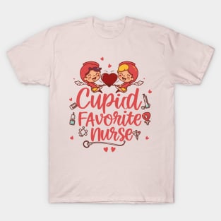 Cupids Favorite Nurse Valentines Day T-Shirt